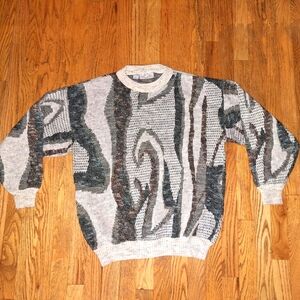 XL CAMBIO Italia Sweater Vintage Wool Acrylic Grandpa Italy